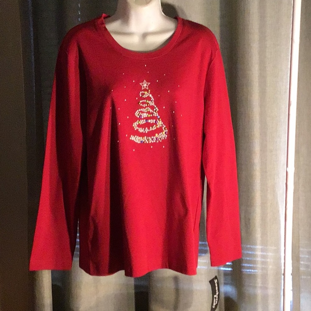 Women’s red Christmas top NWT